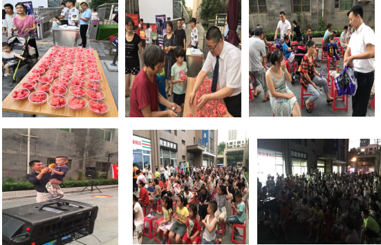  炎炎夏日夜，業(yè)主愜意情